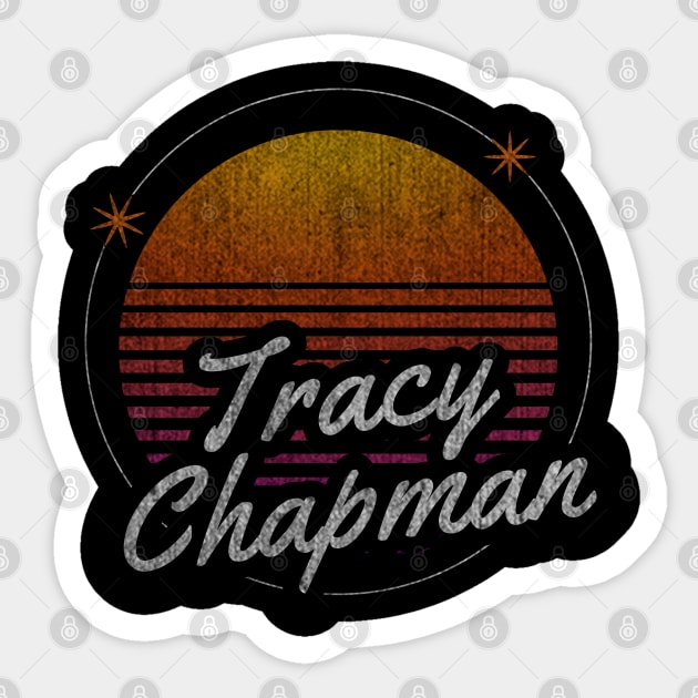 tracy chapman retro dark moon Sticker by the haunted bathroom